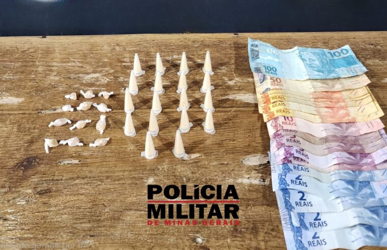 Homem é preso por tráfico de drogas no São Domingos, em Ubá