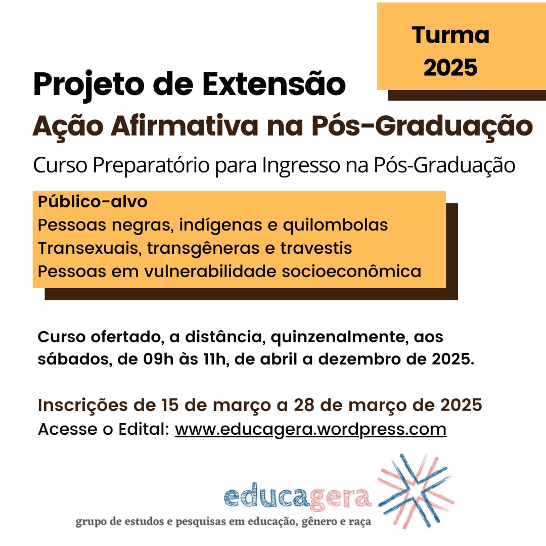 Educagera abre inscrições para curso preparatório de Pós-Graduação