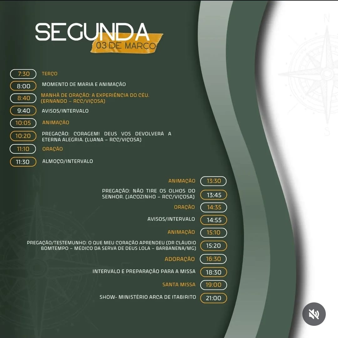 Seara Viçosa 2025: Programação de segunda (03)