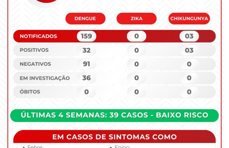 Secretária de Saúde de Viçosa divulga boletim epidemiológico da dengue