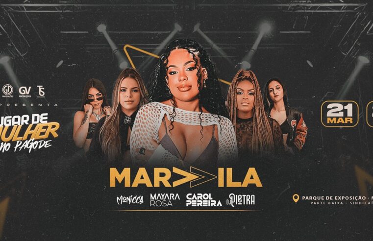 Muriaé recebe show de Marvvila e artistas locais no Parque de Exposições