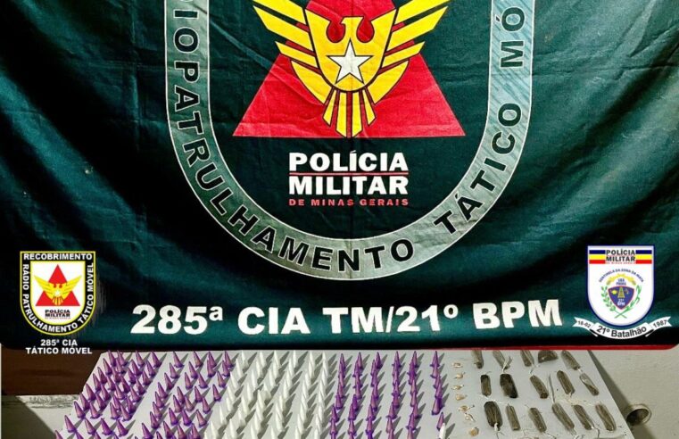 PM prende dois suspeitos por tráfico de drogas durante Operação Força Total