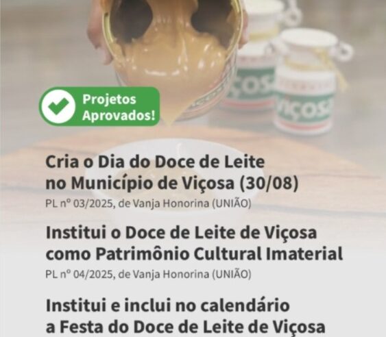 Doce de Leite Viçosa: Patrimônio cultural e dia oficial aprovados