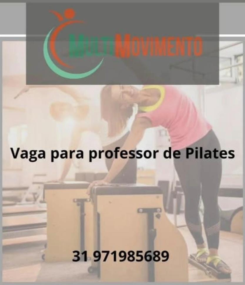 Oportunidade para Professor de Pilates em estúdio local