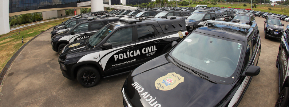 Minas: Governo entrega novas viaturas para reforço da Polícia Civil