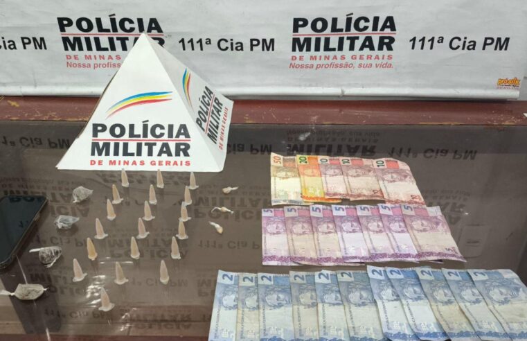 Polícia Militar prende suspeita de tráfico de drogas, em VRB