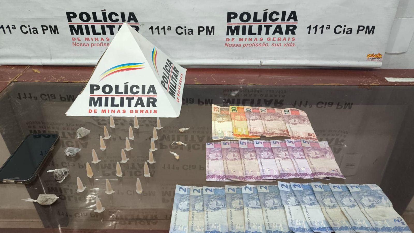 Polícia Militar prende suspeita de tráfico de drogas, em VRB