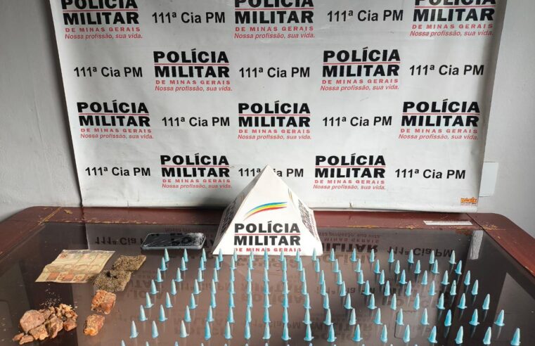 PM prende suspeito por tráfico de drogas em VRB