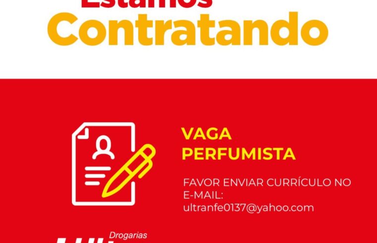 Rede de farmácia abre vaga para perfumista em Viçosa