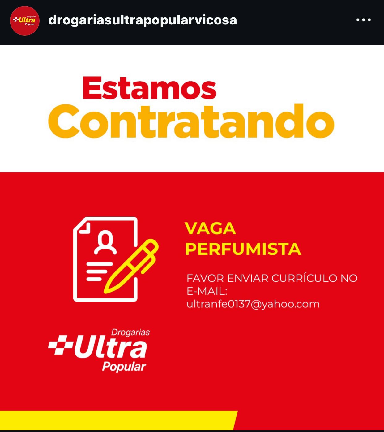 Rede de farmácia abre vaga para perfumista em Viçosa