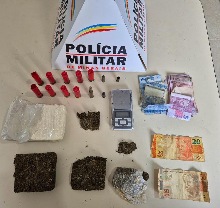Homem é preso por tráfico de drogas, em Teixeiras