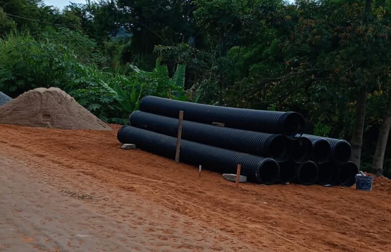 Prefeitura de Viçosa avança com obra de drenagem no Córrego das Posses