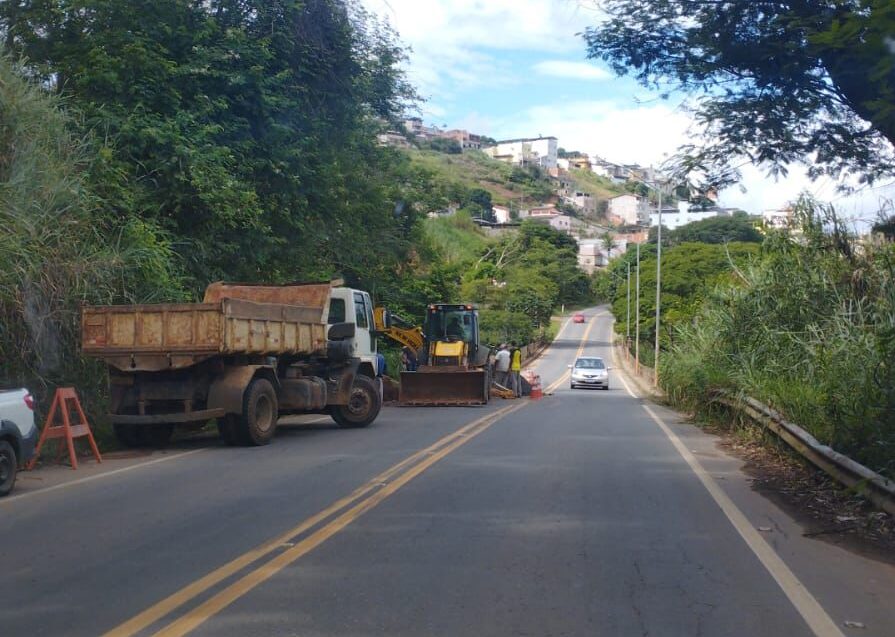 PMV realiza reparo estrutural na cabeceira do Viaduto de Silvestre