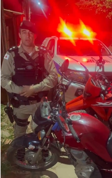 Ponte Nova: PM recupera motocicletas furtadas e roubadas e apreende Adolescente