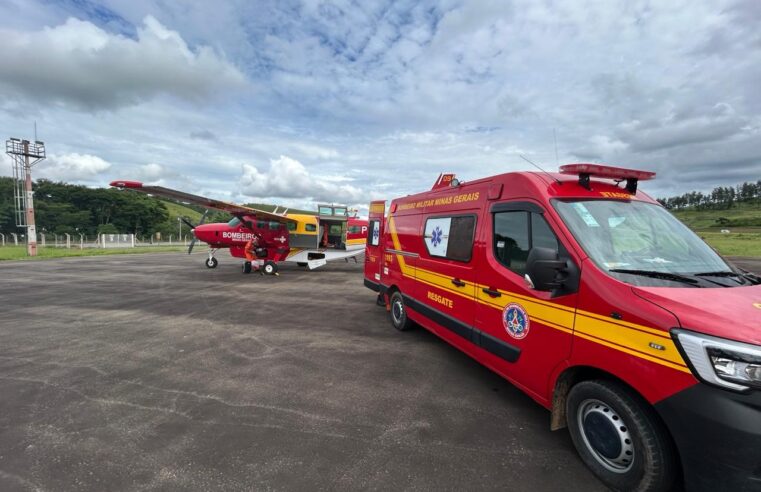 Bombeiros realizam transferência de bebes entre Viçosa, Nova Lima e Pará de Minas