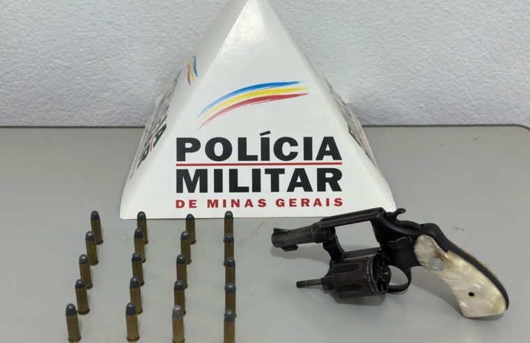 AMPARO DO SERRA: PM prende homem por posse ilegal de arma de fogo