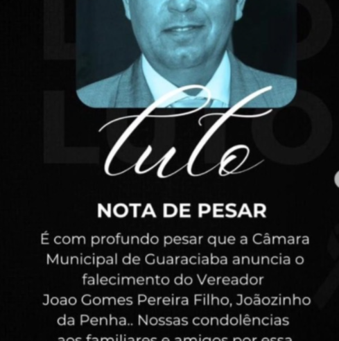 Polícia investiga morte de vereador em Guaraciaba