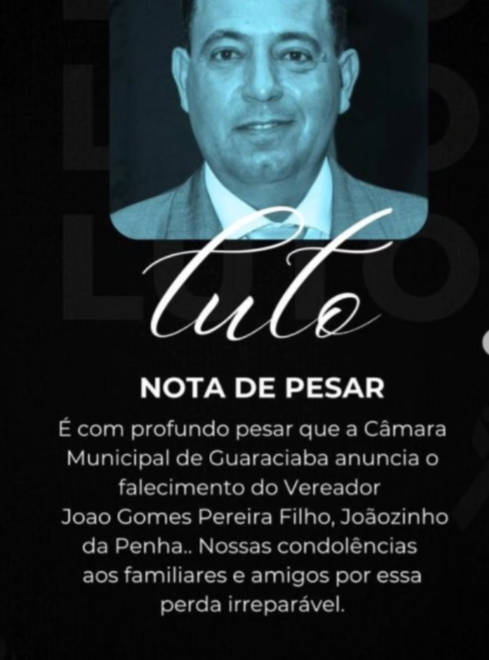 Polícia investiga morte de vereador em Guaraciaba