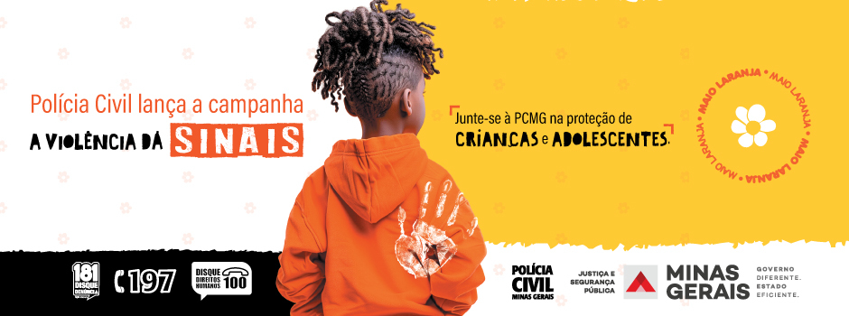 Maio Laranja: Polícia Civil alerta para sinais de abuso sexual infantojuvenil em Minas