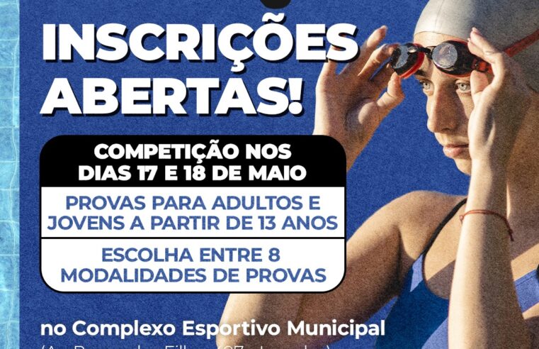 Prefeitura de Viçosa abre inscrições para a Copa de Natação Sedia Minas