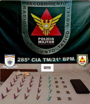 PM prende foragido apontado como líder do tráfico em operação, em Ubá