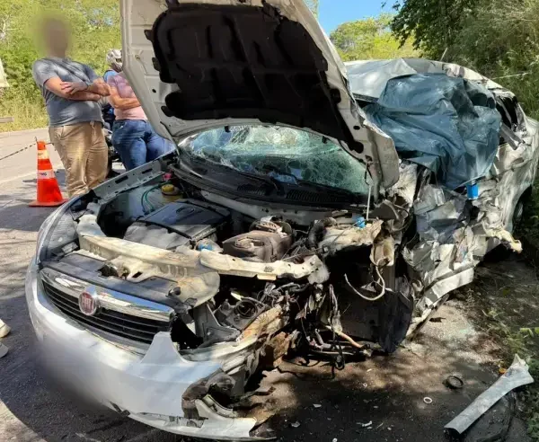 Acidente grave deixa uma vítima fatal na BR-356, próximo a Muriaé