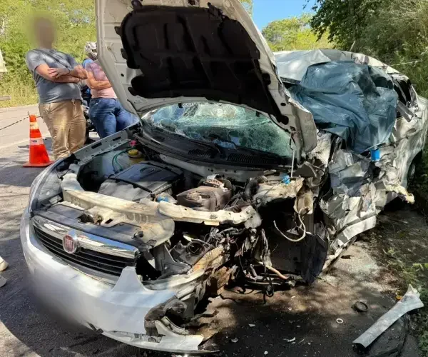 Acidente grave deixa uma vítima fatal na BR-356, próximo a Muriaé