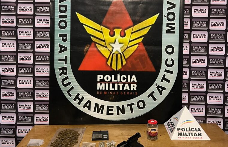 Homem é preso por tráfico de drogas e veículo furtado é recuperado, em Viçosa