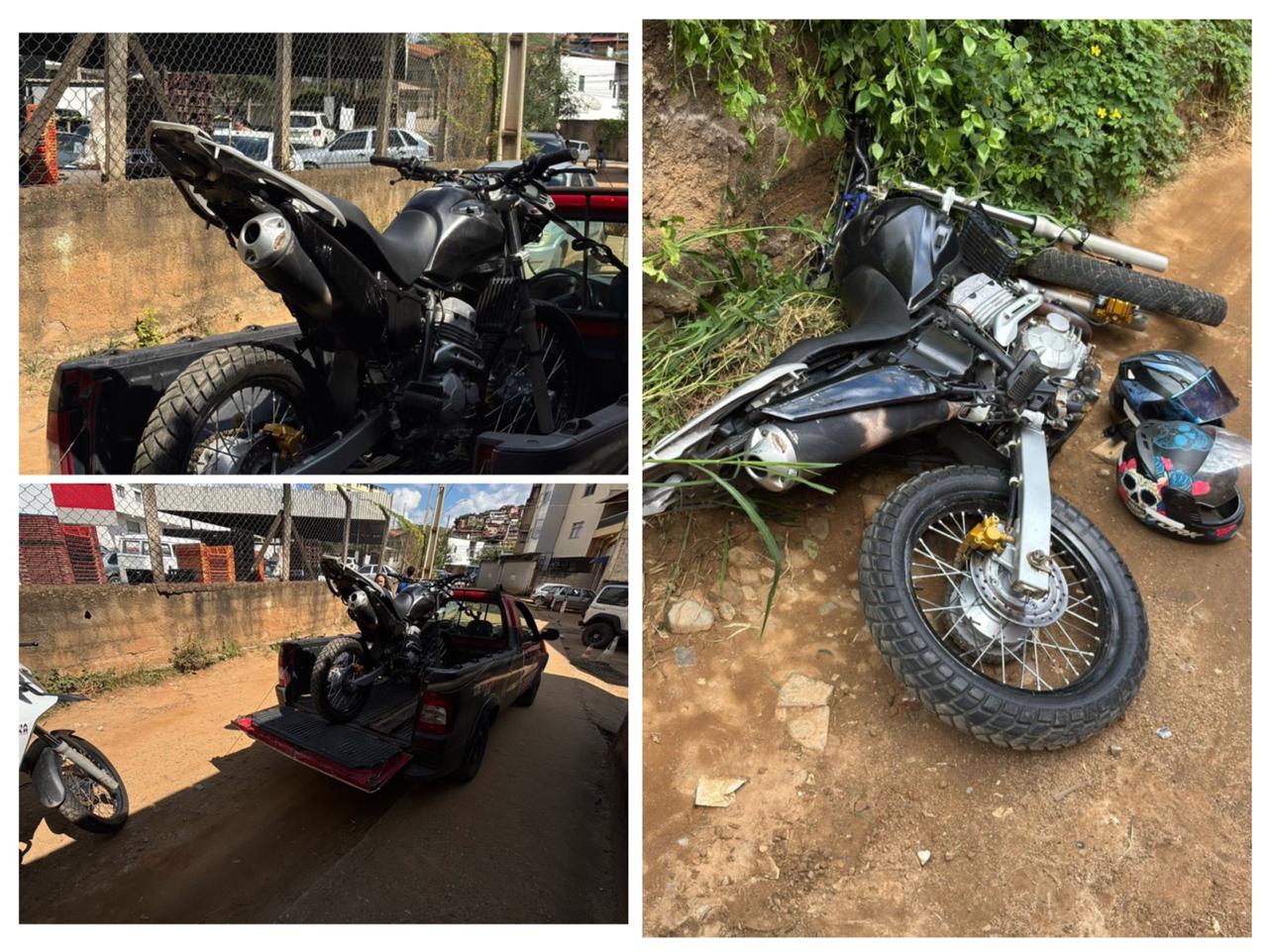 Ponte Nova: PM apreende motocicleta adulterada e prende autores após perseguição