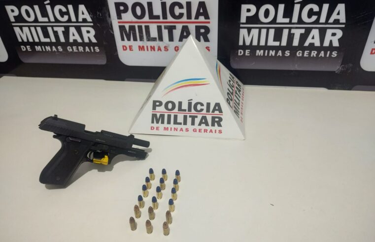 Homem é preso com arma de fogo e munições, em cidade da região