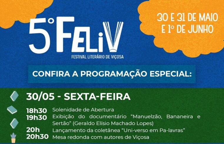 Quinta edição do Feliv começa nesta sexta-feira (30)