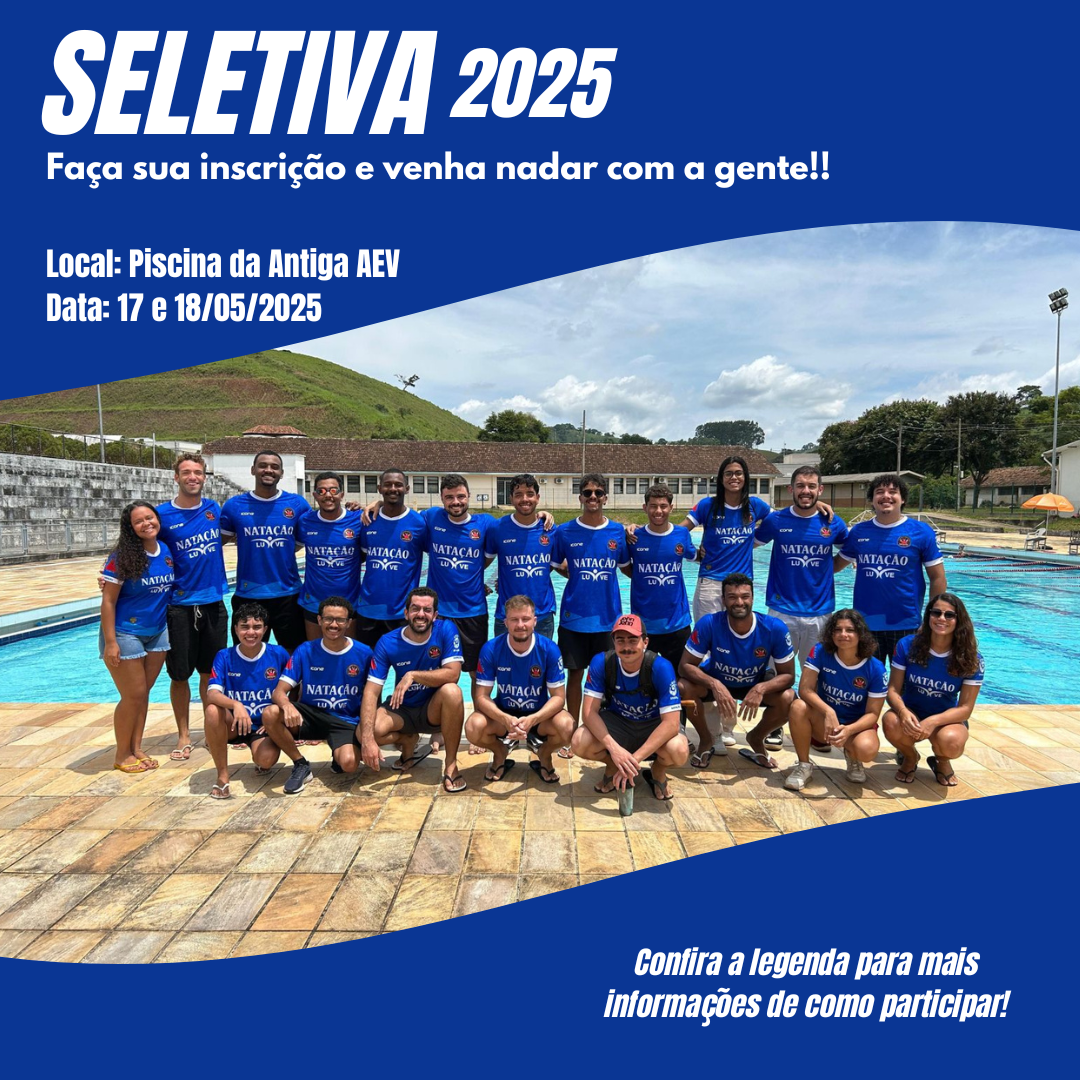 Luve abre seletiva de natação para UFV e Coluni