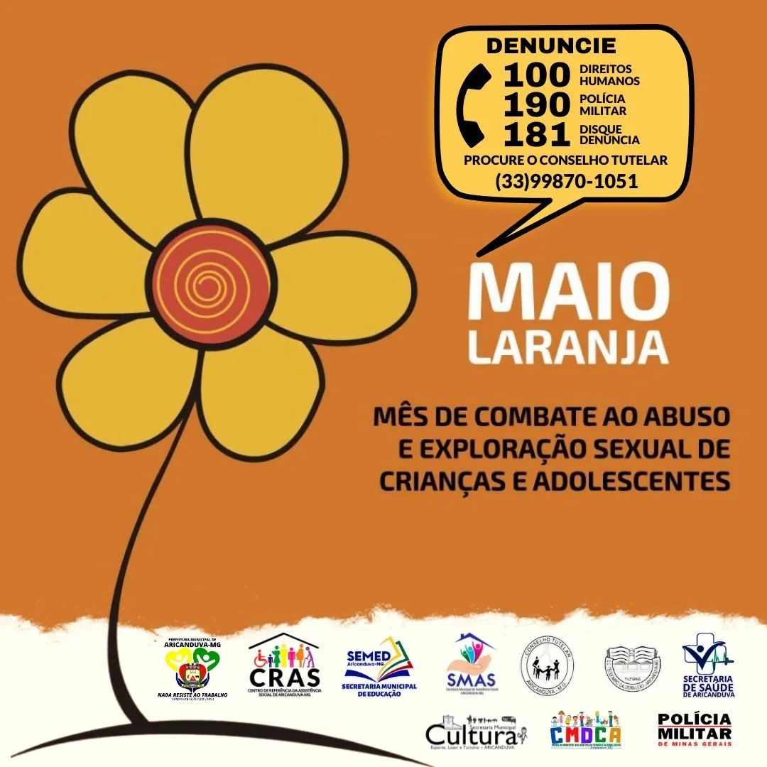 Viçosa se mobiliza no sábado com passeata do Maio Laranja contra o abuso infantil