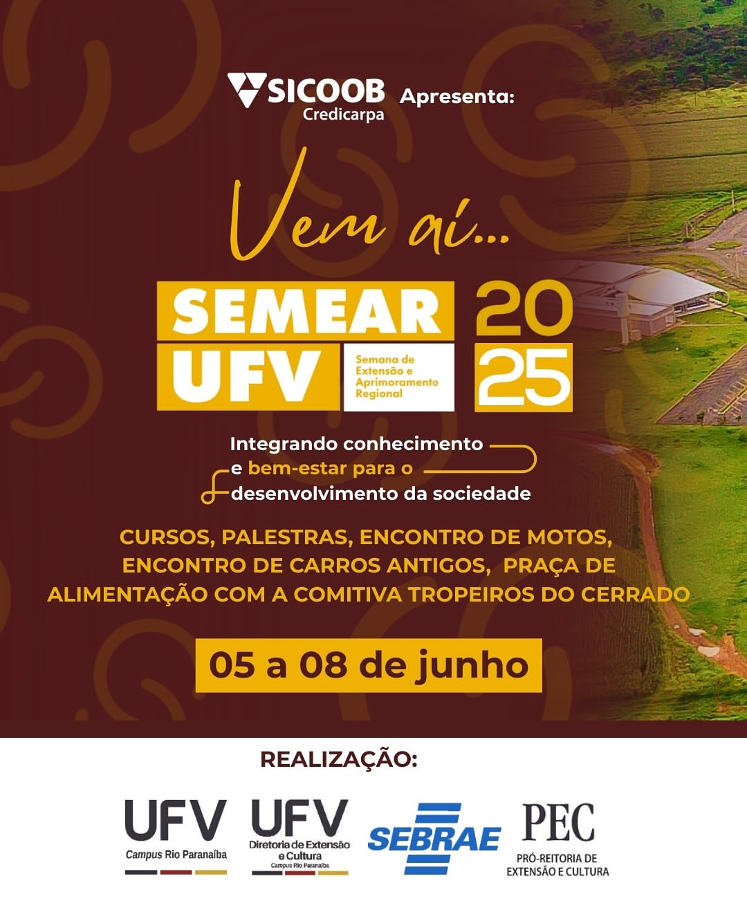 UFV Rio Paranaíba anuncia programação da III Semana Semear