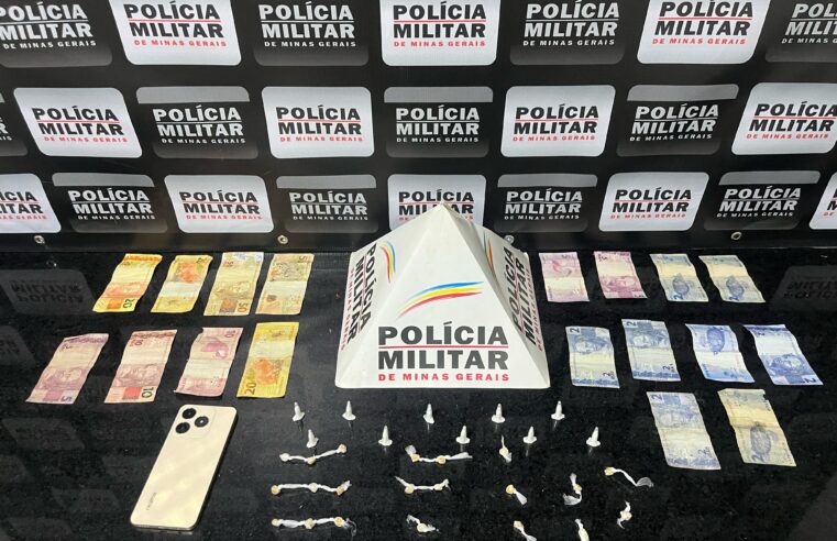 Mulher é presa por tráfico de drogas, em Ponte Nova