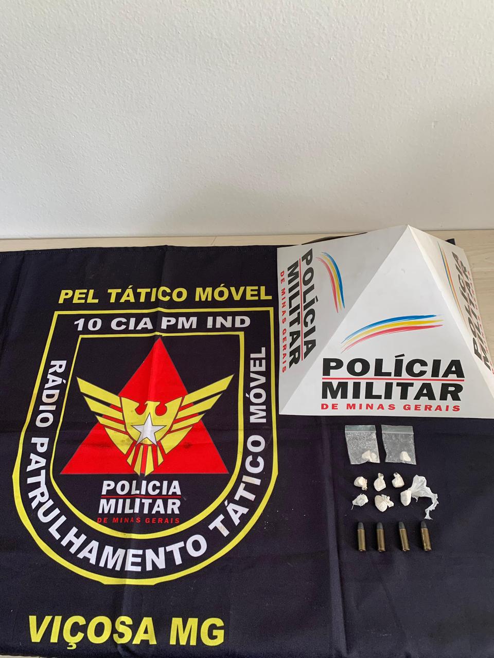 Homem é preso por tráfico de drogas e posse ilegal de munição em Nova Viçosa