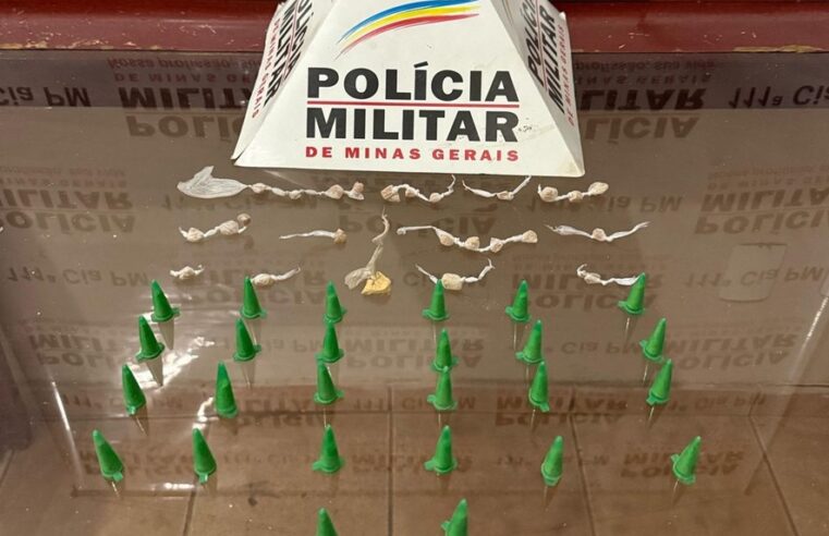 Visconde do Rio Branco: PM prende homem com cocaína e crack