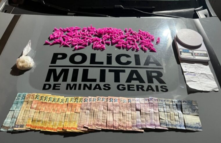 PM prende homem suspeito por Tráfico de drogas em Ubá