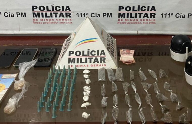 Casal preso por tráfico de drogas em VRB
