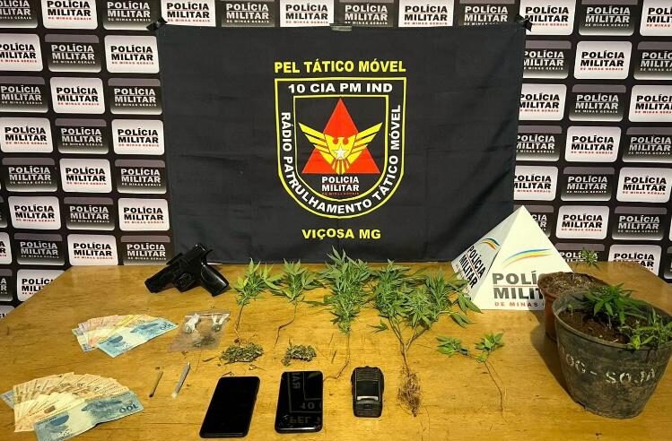 Operação em Viçosa resulta em prisões por tráfico de Drogas