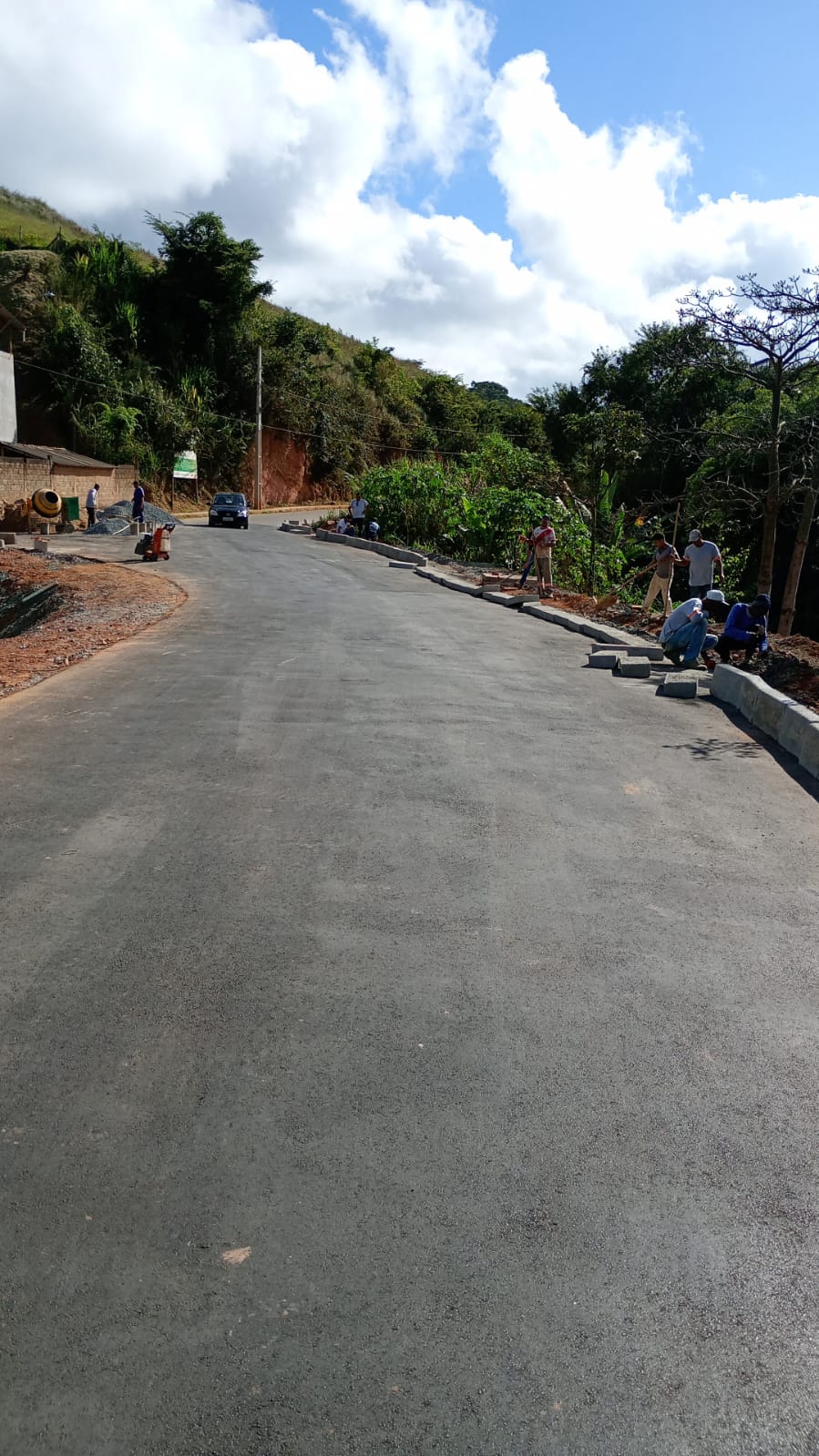 PMV inicia pavimentação de estrada do Sapé
