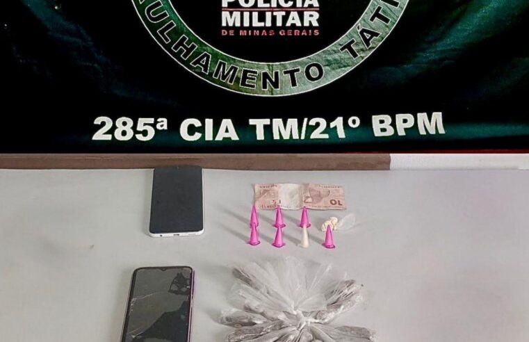Homem é preso por tráfico de drogas, em Ubá
