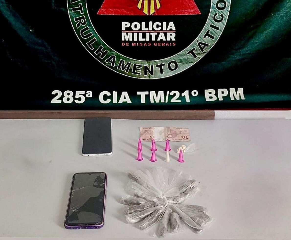 Homem é preso por tráfico de drogas, em Ubá