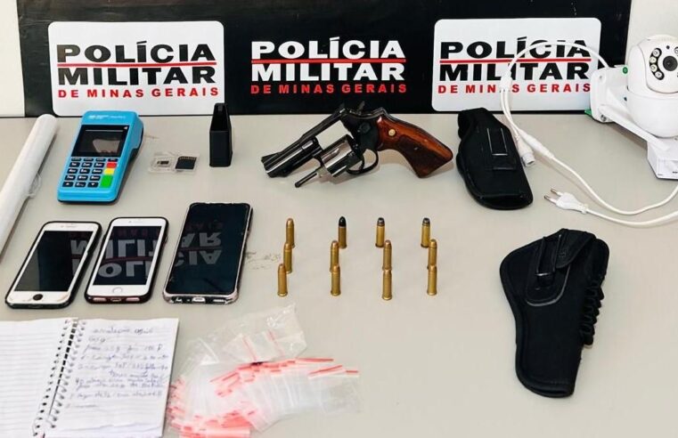 RIO POMBA: PM prende homem por tráfico de drogas e posse ilegal de arma de fogo