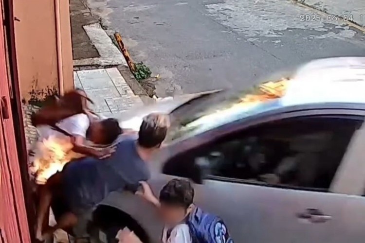 Carro desgovernado atropela crianças em Muriaé; Motorista é preso por embriaguez