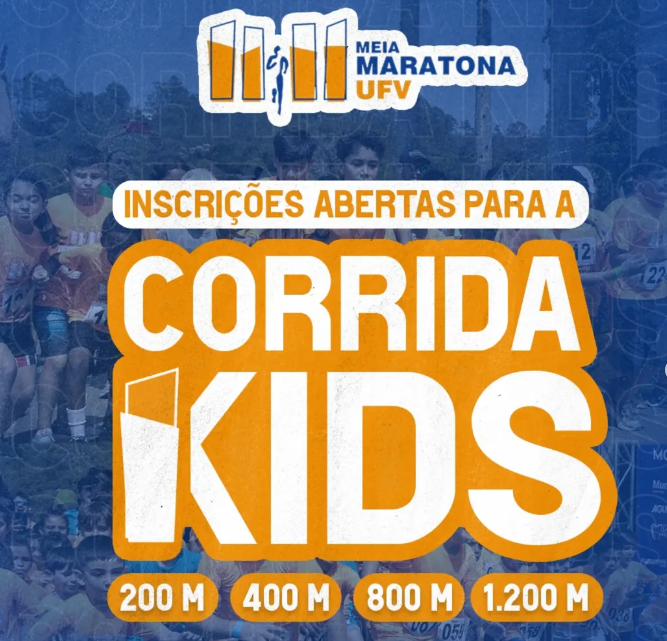 Corrida Kids do Festival Meia Maratona UFV abre inscrições para 2ª Edição
