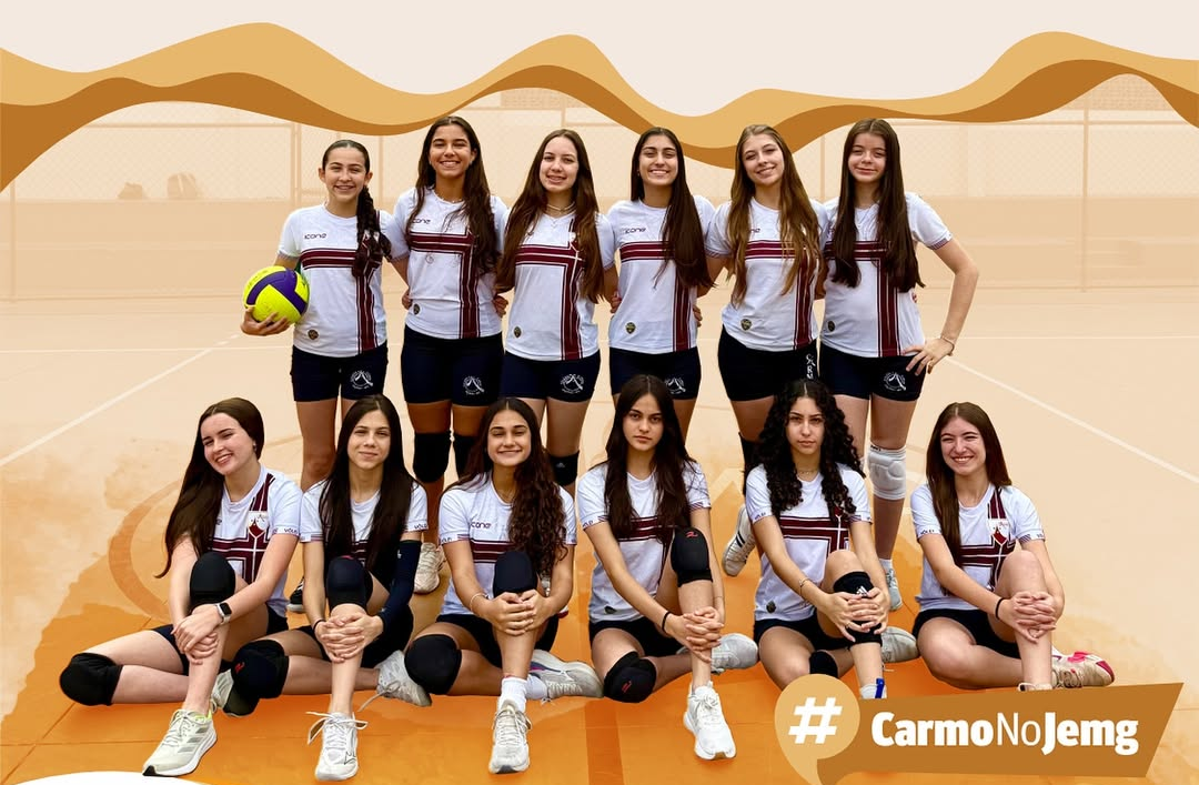 Colégio Carmo conquista vice-campeonato no JEMG com equipe de vôlei feminino