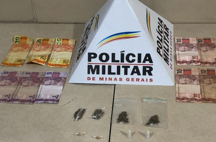 PM prende homem por tráfico de drogas em bar, em Viçosa