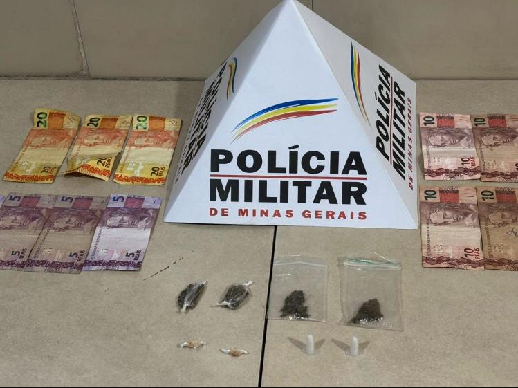 PM prende homem por tráfico de drogas em bar, em Viçosa