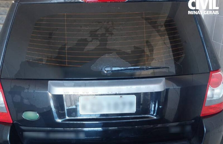 PC apreende carro blindado usado como falsa viatura, em Tocantins